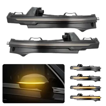 

2pcs LED Dynamic Turn Signal Blinker Sequential Side Mirror Indicator Light Lamp For Audi Q5 FY 2018 2019 Q7 4M 2016 2017 2018