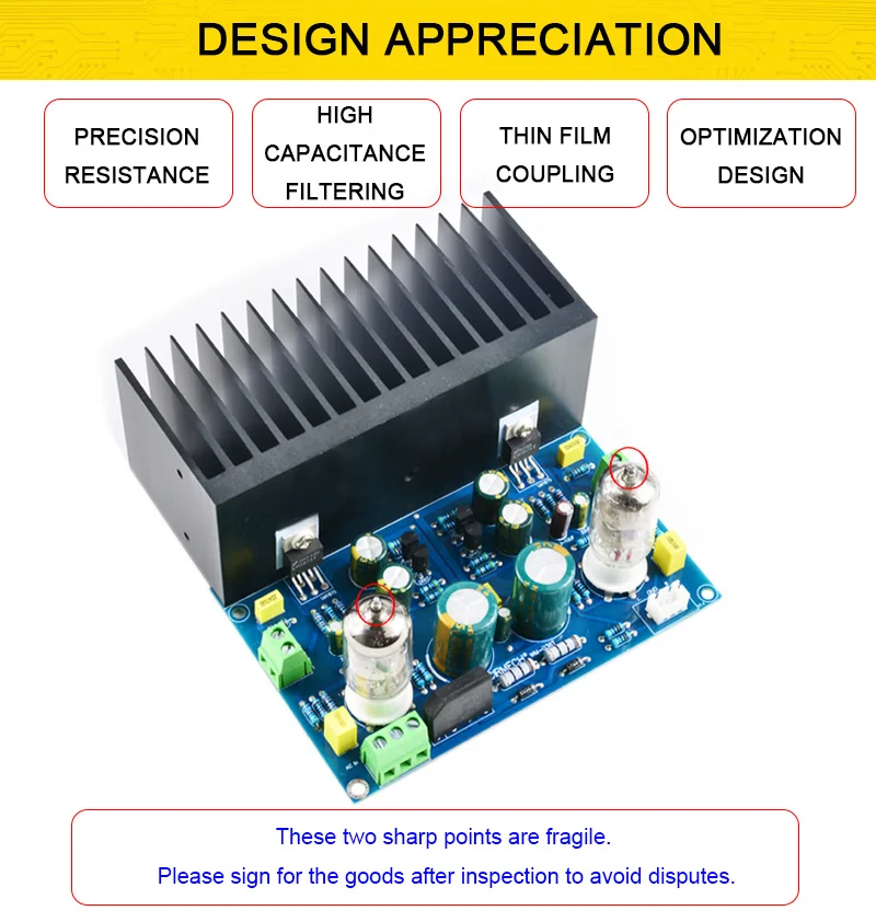 CIRMECH HIFI 진공관 증폭기 보드 전자 밸브 증폭기 6J1 + LM1875 증폭기 ac18v diy 키트 및 완제품