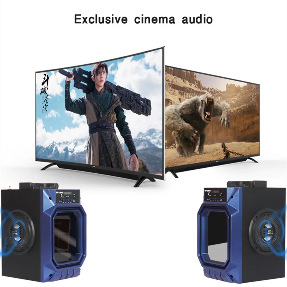 HYASIA портативный Bluetooth динамик открытый 10 Вт большой Мощный сабвуфер тяжелый бас