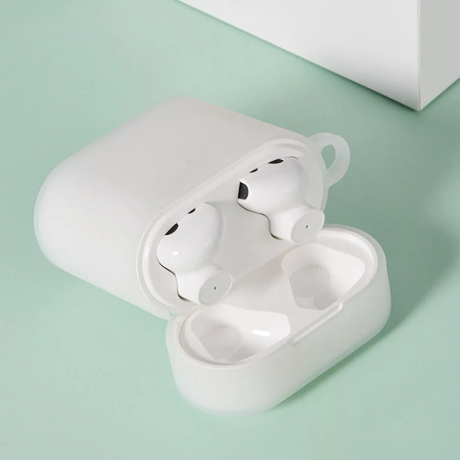 Силиконовый чехол для Xiaomi AirDots Pro 2 TWS Bluetooth наушники противоударные сумки защитный чехол для Xiaomi Air 2 зарядная коробка - Цвет: Transparent