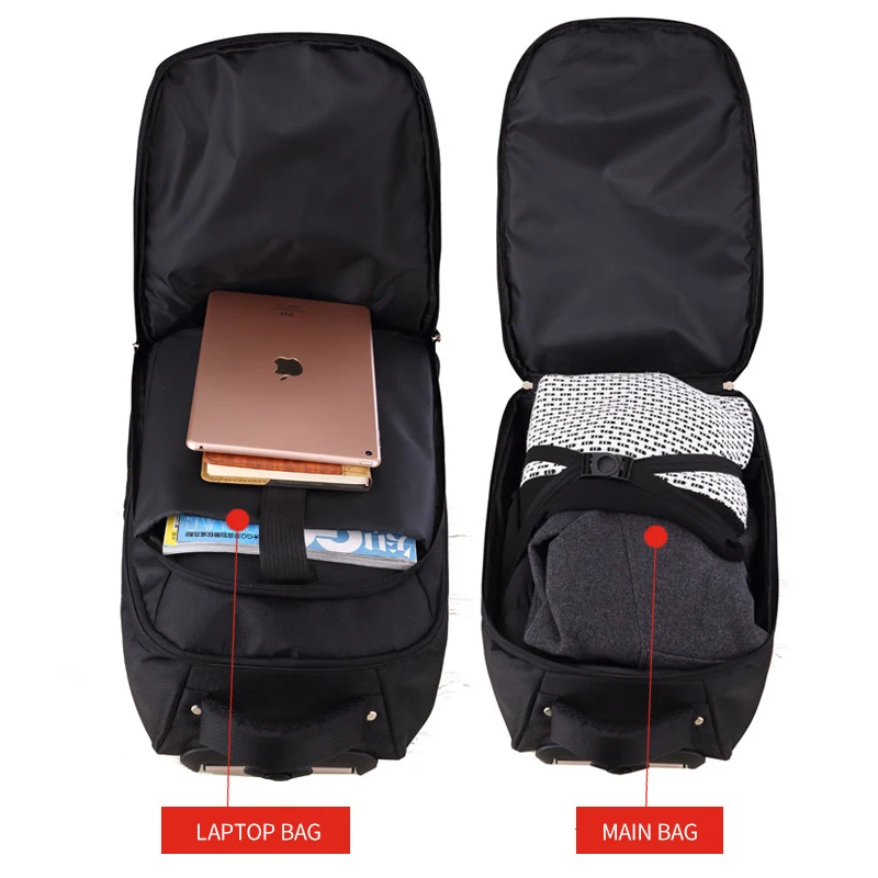 SIXRAYS Trolley backpack Men's Travel Bag Man Backpack Polyester Bags Waterproof Computer Packsack Brand Design Backpacks | Багаж и