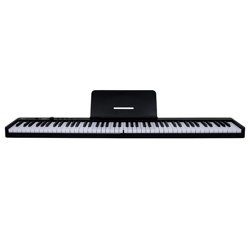 88 Keys Portable Folding Electronic Piano with Dual Speaker and Bluetooth for Beginner Professional Electronic Music Piano