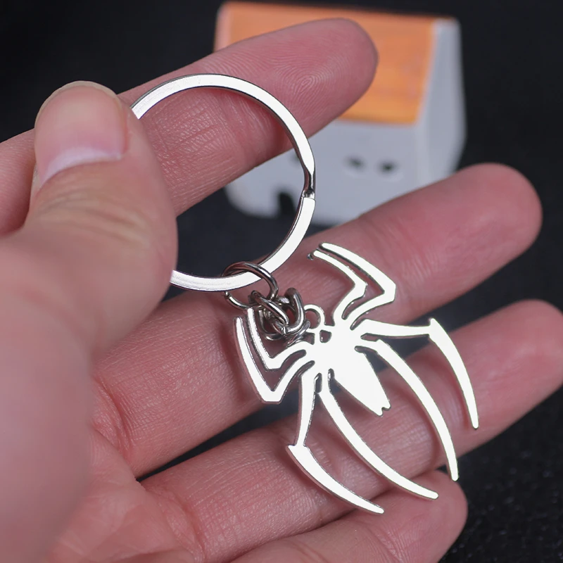 Modischer Neuer Legierungs-Schlüsselanhänger Herren Metallkette Halloween Retro-Stil Spinne Damen Geburtstag Schmuck Geschenk Anhänger 2026