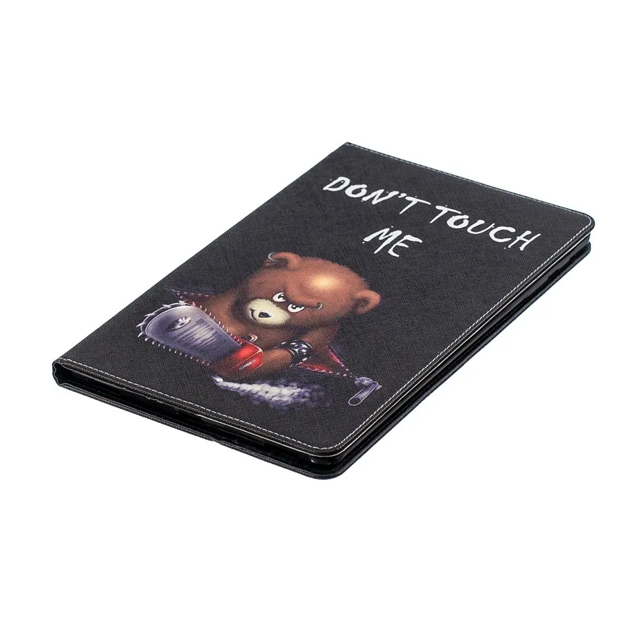 3D роспись из искусственной кожи чехол для Samsung Galaxy Tab A SM-T510 SM-T515 T510 T515 Крышка для TabA 10,1 чехол для планшета+ Защитная пленка на экран