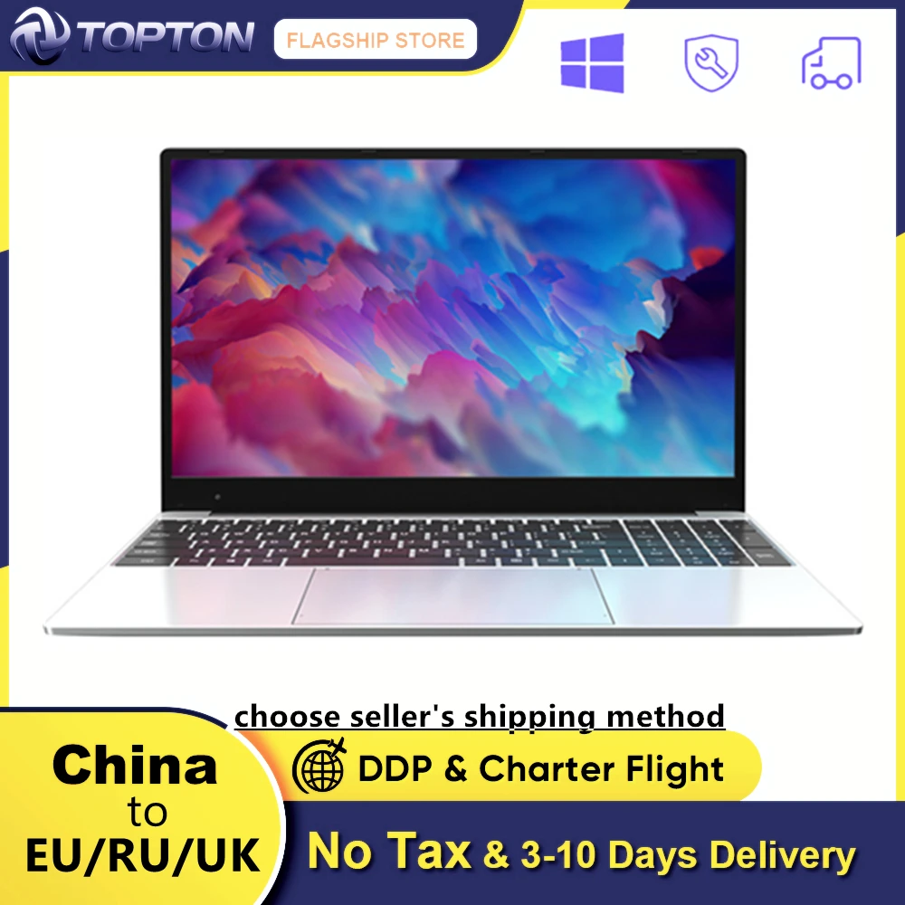 TOPTON-ordenador portátil de 15,6 pulgadas, Laptop de AMD Ryzen 7 3700U Ryzen 5 4500U 3500U Max 36G DDR4 2T Ultrabook para juegos, Notebook con Windows 10 - AliExpress Ordenadores y oficina