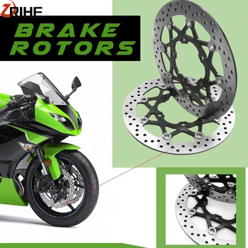 

Motorcycle Front Brake Disc Rotor FOR KAWASAKI ZX-14R ZZR1400 GTR1400 2006-2014 motorbike brake disc 2 pcs ZX14R ZZR GTR 1400