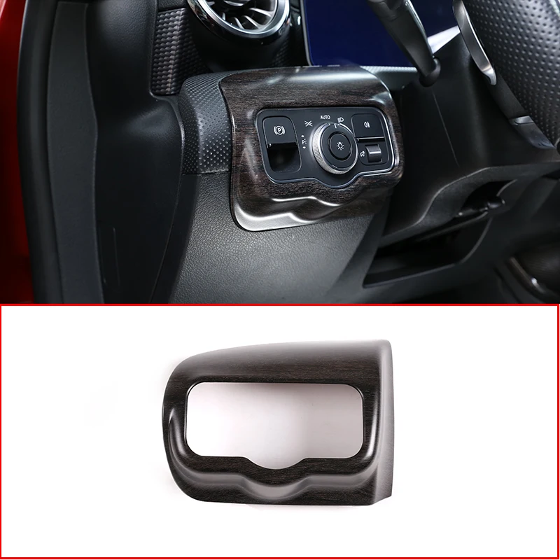 Для Mercedes Benz A Class A180 W177 2019 LHD дубовая древесина зернистая ABS рамка переключателя
