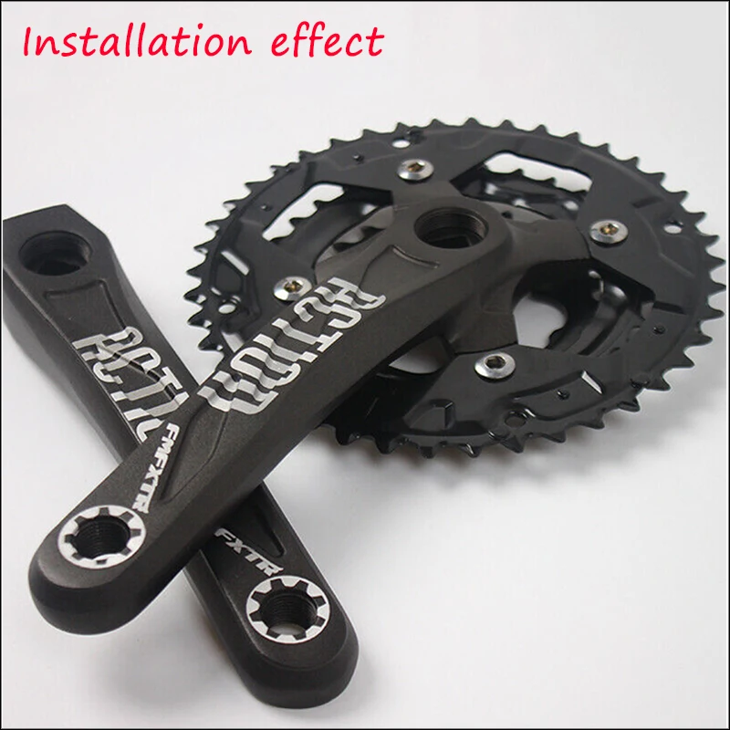 MTB велосипедная система 26T 38T Chainring 64/104BCD 170 мм Crank 4 шт. 8,5 мм болты стальные горные велосипеды запчасти дорожных велосипедов аксессуары