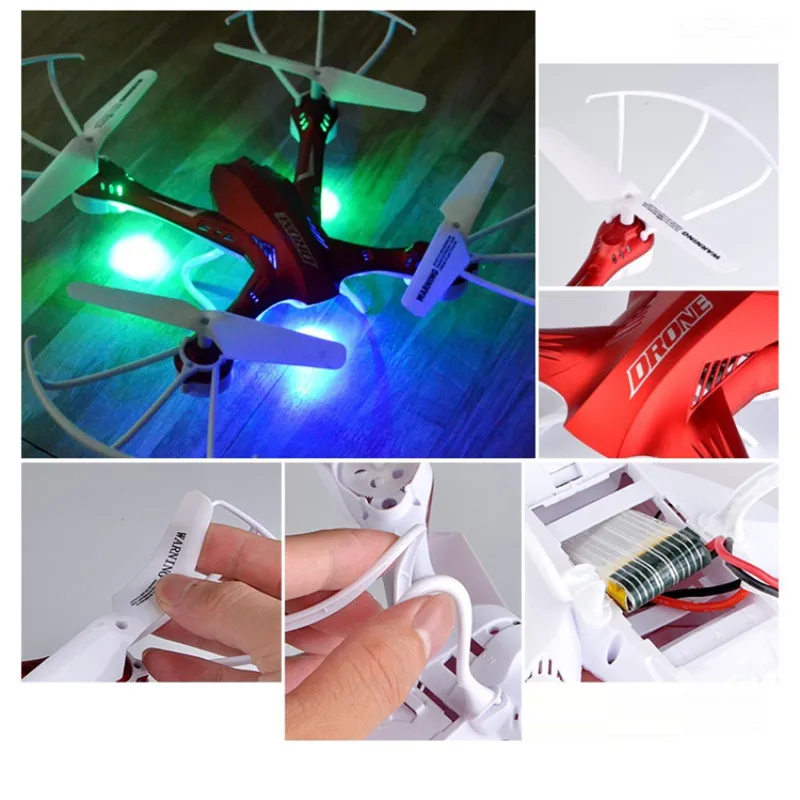 2,4G 4CH 6-Axis дистанционное управление р/у Квадрокоптер CF919 с 2.0MP Камера свет 3D флип Безголовый режим малыш лучший подарок игрушка модель