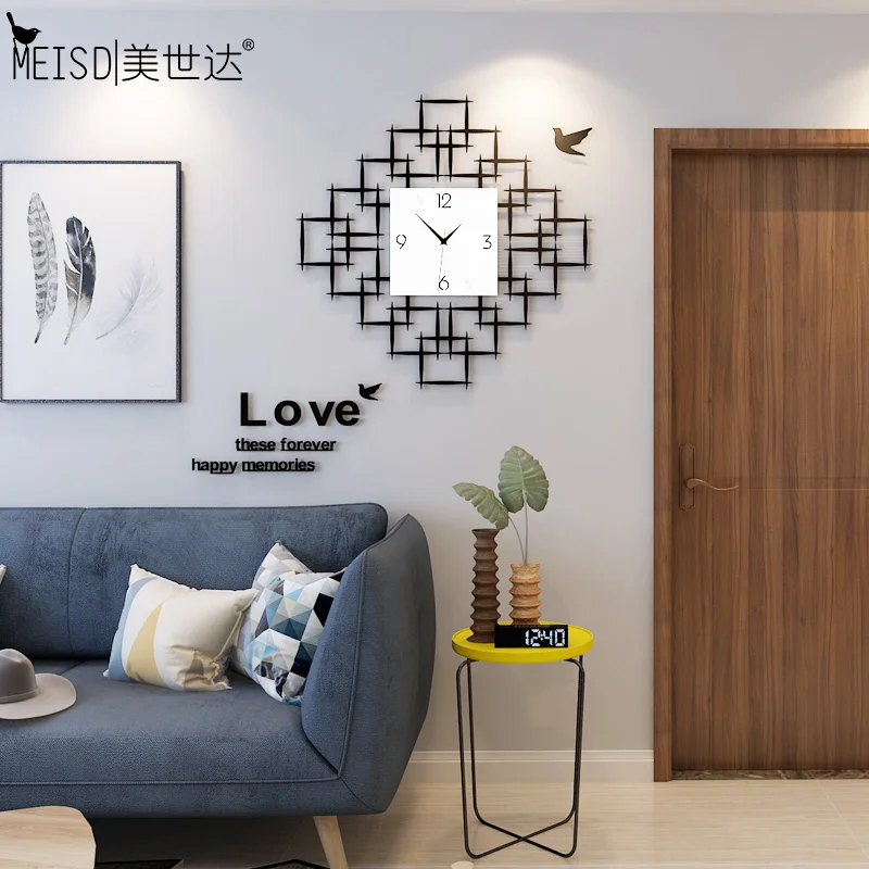 MEISD Качественные акриловые большие настенные часы современный дизайн diy наклейки