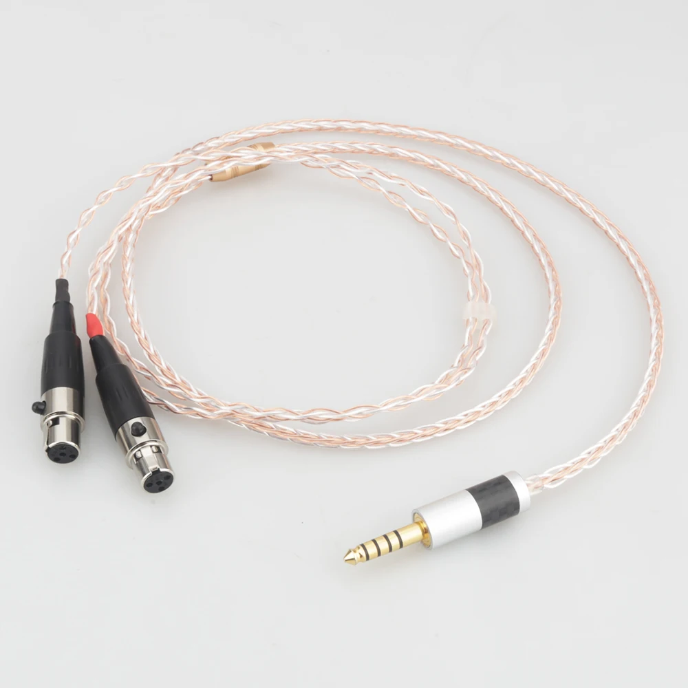 4 4MM Balanced HiFi Headphone Cable For Audeze LCD 2 LCD 3 LCD 4 LCD X LCD XC Headphone and for Astell Kern AK240 AK380
