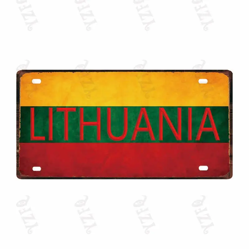 30X15CM National treasure animal License Plate Travel Souvenir Vintage Metal Sign For Wall Art Shop Restaurant Decor DC-0212A - Цвет: DC-0260