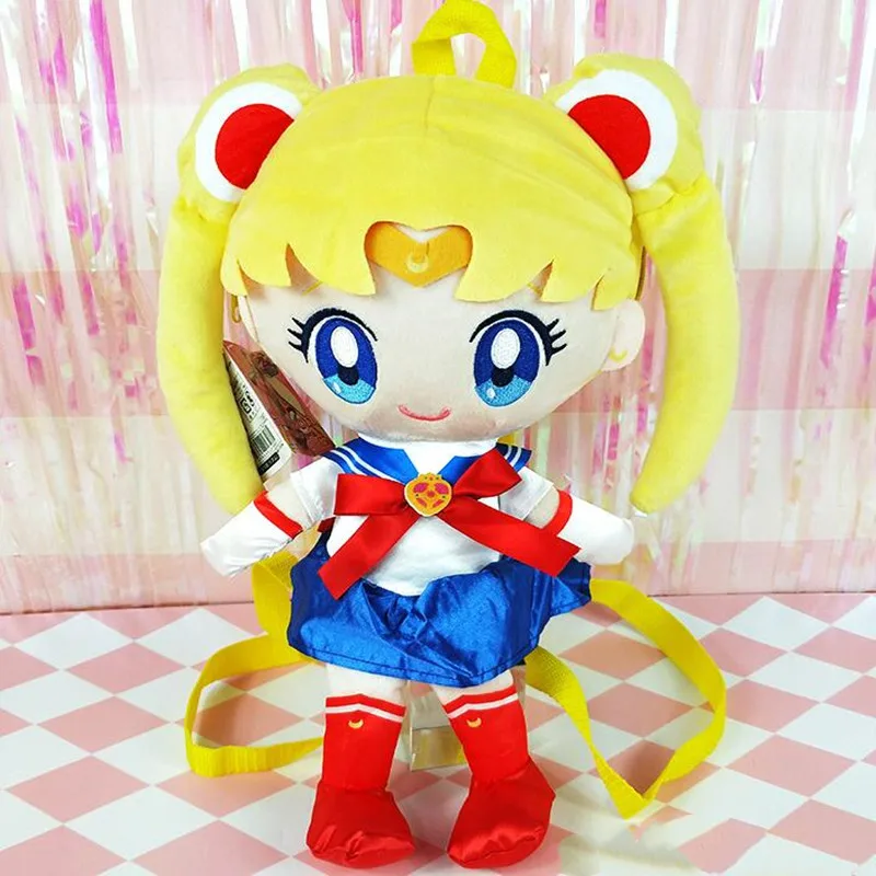 Sailor Moon сумка рюкзак Косплей Аниме плюшевый рюкзак аксессуары для костюма открытый холст рюкзак реквизит - Цвет: A1