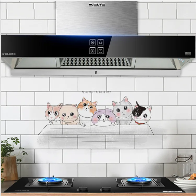 Прозрачные маслостойкие настенные Стикеры кухонные обои водостойкие