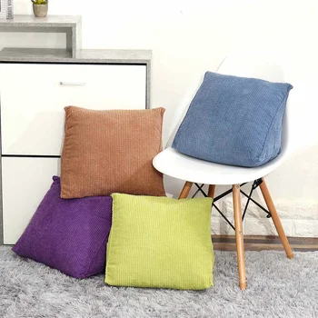 

Adeeing Reading Backrest Cushion Wedge Pillow Back Cushion Lumbar Pad Bed Office Chair Rest Pillow Back Support Pillow