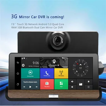 

Miyue star 7 "IPS 3g wifi car DVR Android 5.0 camera GPS bluetooth navigation dual lens video cam DVR full HD 1080 p