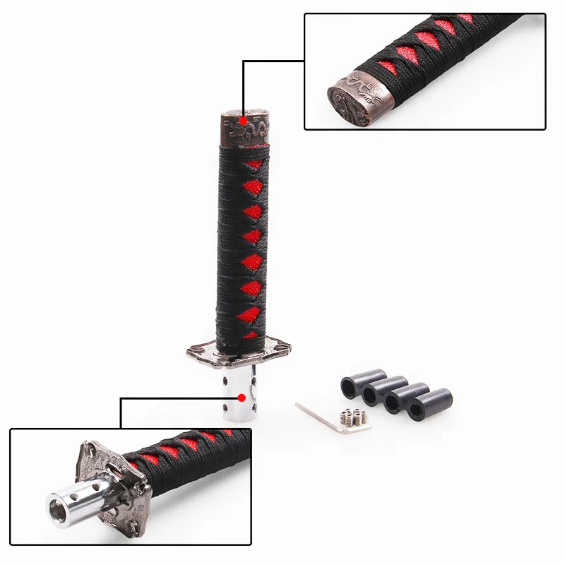 Универсальный JDM12mm отверстие самурайский меч рычаг переключения передач Катана металлический Утяжеленный Спорт