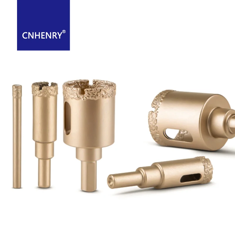

Diamond Drill Bit Brazed Hole Saw Core Drill Bit Tile For Glass Marble Granite Ceramics Hand Tools Metal Drills