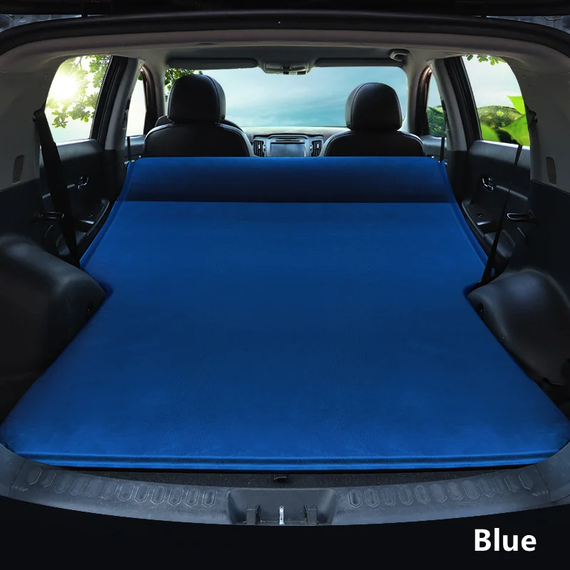 Car Interior Accessories Car Automatic Inflatable Surface Suede Mattress Travel Fold Bed For All SUV MPV