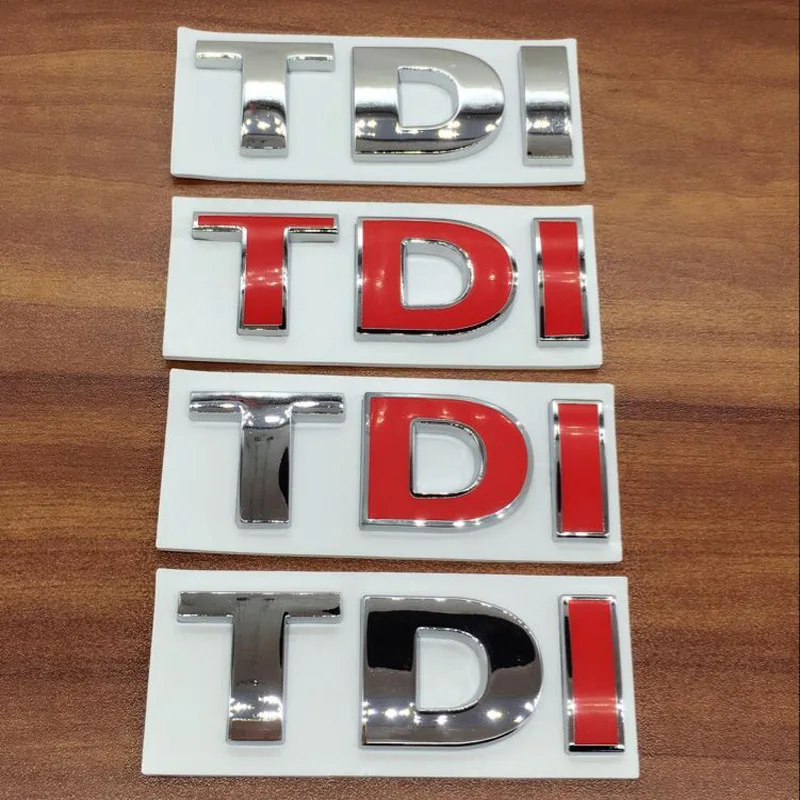 Volkswagen TDI Автомобильный логотип TDI Автомобильная маркировка корпуса модифицированный Volkswagen TDI крутой стерео надписи Стикеры с автомобильными логотипами после маркировки хвоста