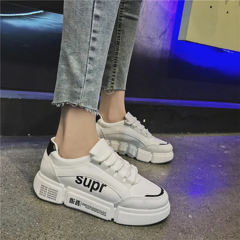 Кроссовки для женщин Air Sole Воздухопроницаемый Легковесный амортизирующий кроссовки увеличивающие рост активный отдых обувь