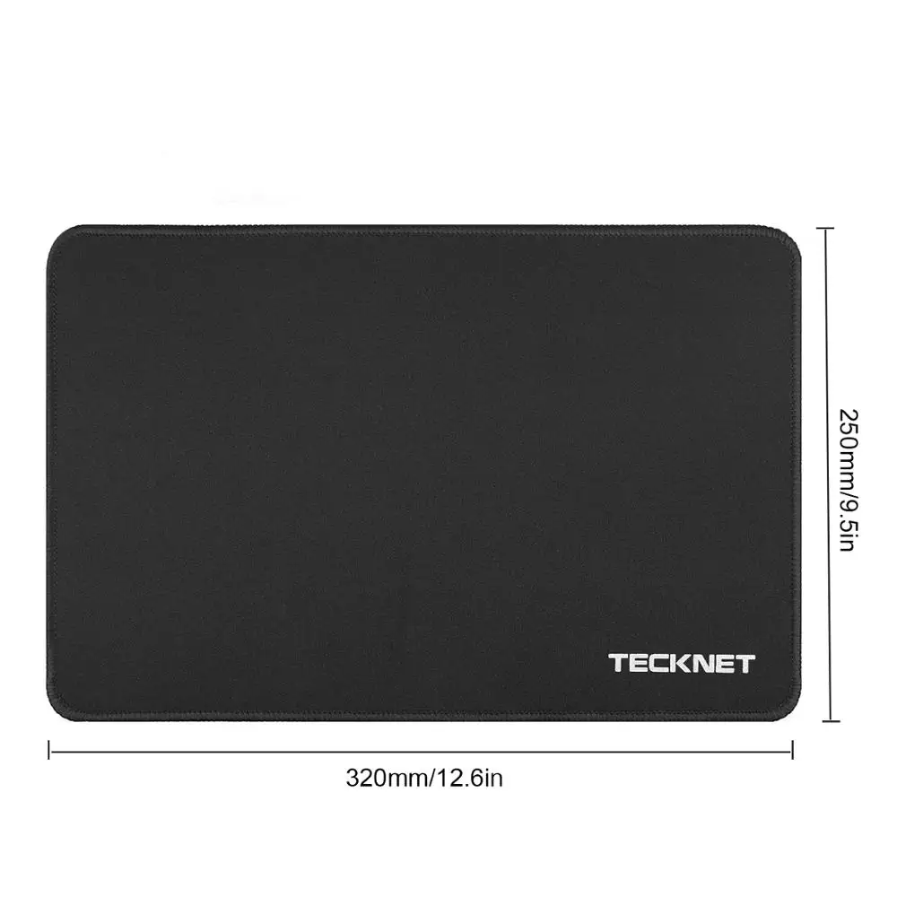 TeckNet водонепроницаемый игровой коврик для мыши геймер 320 × 240 × 3 мм коврик для мыши Компьютерная коврик для мыши Коврик для мыши - Цвет: Black