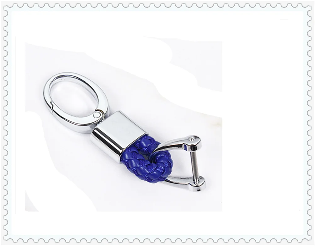 

Car accessories woven leather rope horseshoe keychain for Subaru Legacy Impreza Crosstrek BRZ VIZIV-7 Levorg