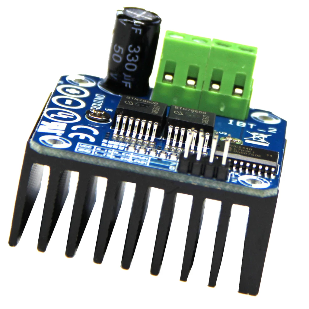 Двойной BTS7960 двигатель высокой мощности модуль драйвера 43A h-мост предел тока с тепловой защитой от перегрузки по току