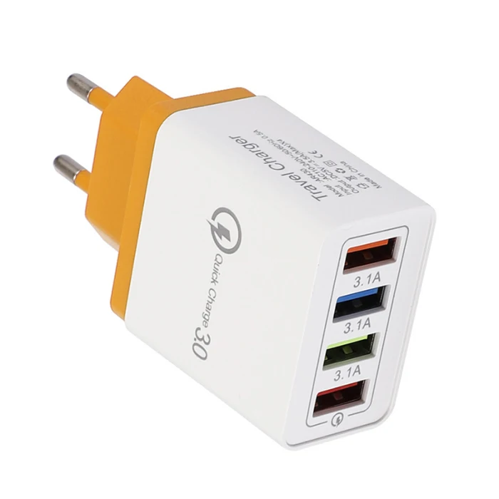 QC 3,0 быстрое зарядное устройство 4 порта usb-хаб адаптеры питания GV99