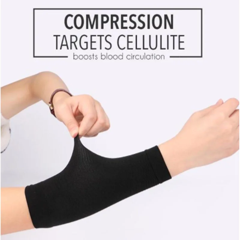 1Pair Slimming Compression Arm Shaper Slimming Arm Belt Helps Tone Shape Upper Arm Shaper Arm Shaping Sleeves for Women