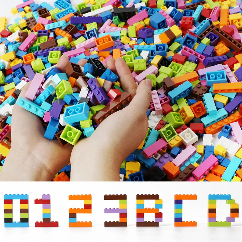 250 1000 штук DIY строительные блоки городской креативный лего технический Creator