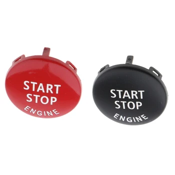 

Red+Black Engine Start Stop Button Cover For BMW E60 70 90 92 93 3 Series
