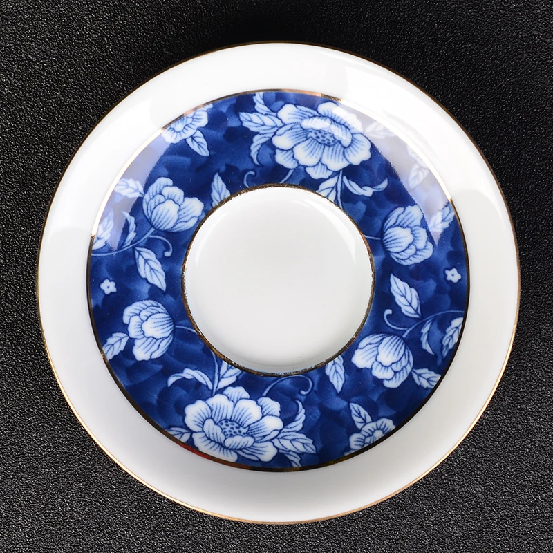 Чашки и блюдца набор блюдца Цзиндэчжэнь tazas de ceramica creativas Хризантема чай украшения дома аксессуары - Цвет: C