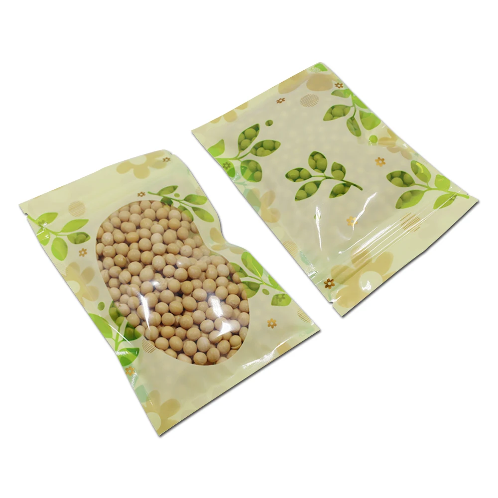 1000pcs/lot Plastic Zipper Bag Food Packaging With Window Ziplock Zip Lock Resealable Tea Dried Fruit Flower Coffee Beans Pouch 1000pcs/lot Plastic Zipper Bag Food Packaging With Window Ziplock Zip Lock Resealable Tea Dried Fruit Flower Coffee Beans Pouch