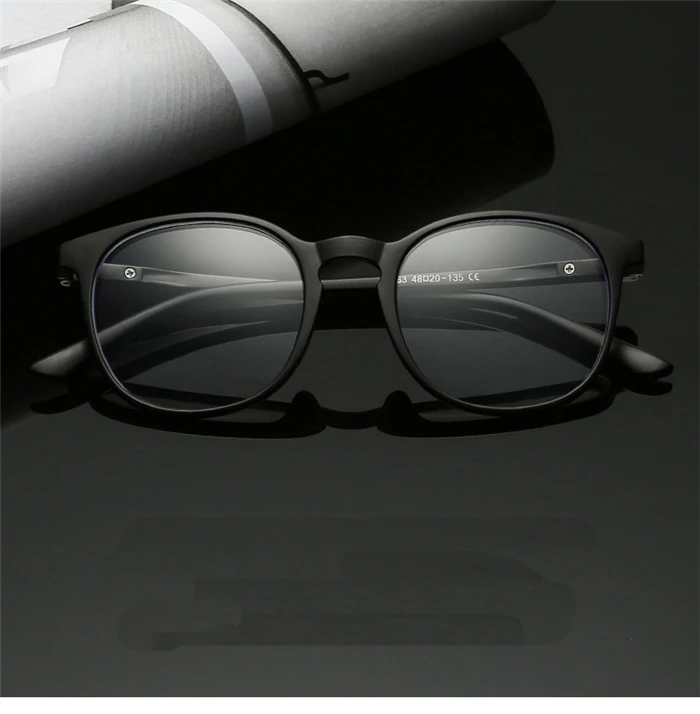0-1,0 To-4,0 анти-синий свет законченный близорукость очки для женщин и мужчин синий свет Блокировка близорукие очки песок черная рамка