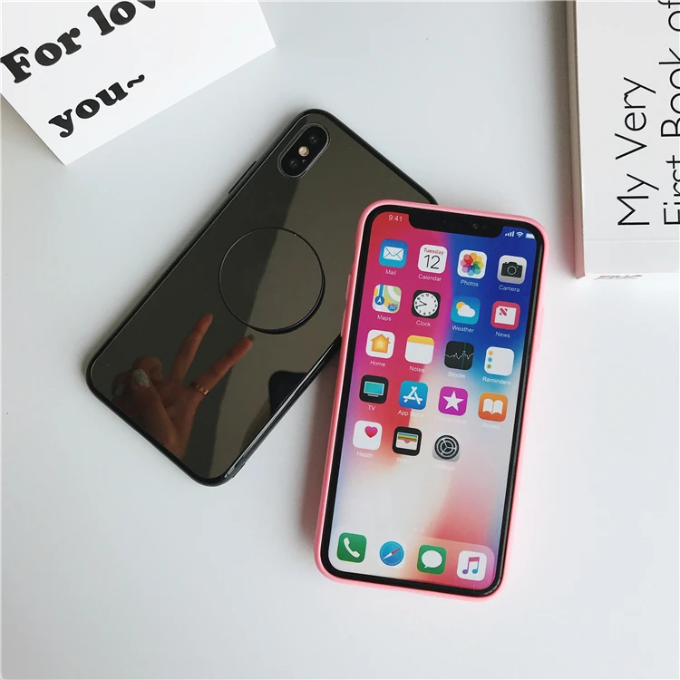 Крутая гладкая винно-красная зеркальная задняя крышка для iPhone 11pro Max X 6 6S 7 8 Plus пары Мягкий ТПУ чехол для телефона Fundas сумка