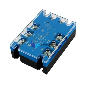 

TSR-25AA Three Phase Solid State Relay Module AC toAC 80-280VAC to 480VAC 10Amp.