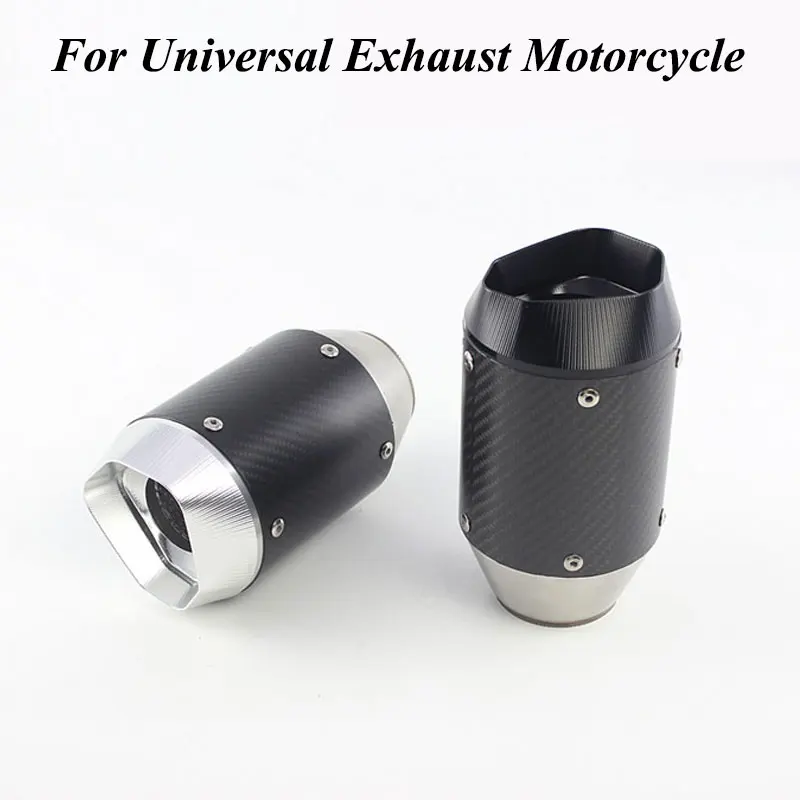 

Exhaust Motorcycle Akrapovic Austin Racing Big Bike Pipe Escape Moto Carbon Fiber Muffler Scooter For Z1000 Z800 Tmax530 KTM ATV