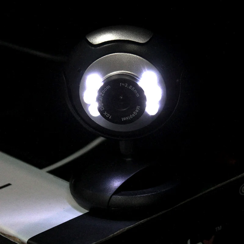 8.0 Mega 30 M USB 6 LED Webcam Web Cam Camera Laptop Computer With Microphone GV99
