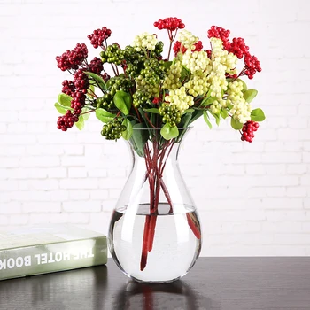 

Modern Simple transparent vase terrarium glass containers vases home decora flower pot wedding accessories home decoration J