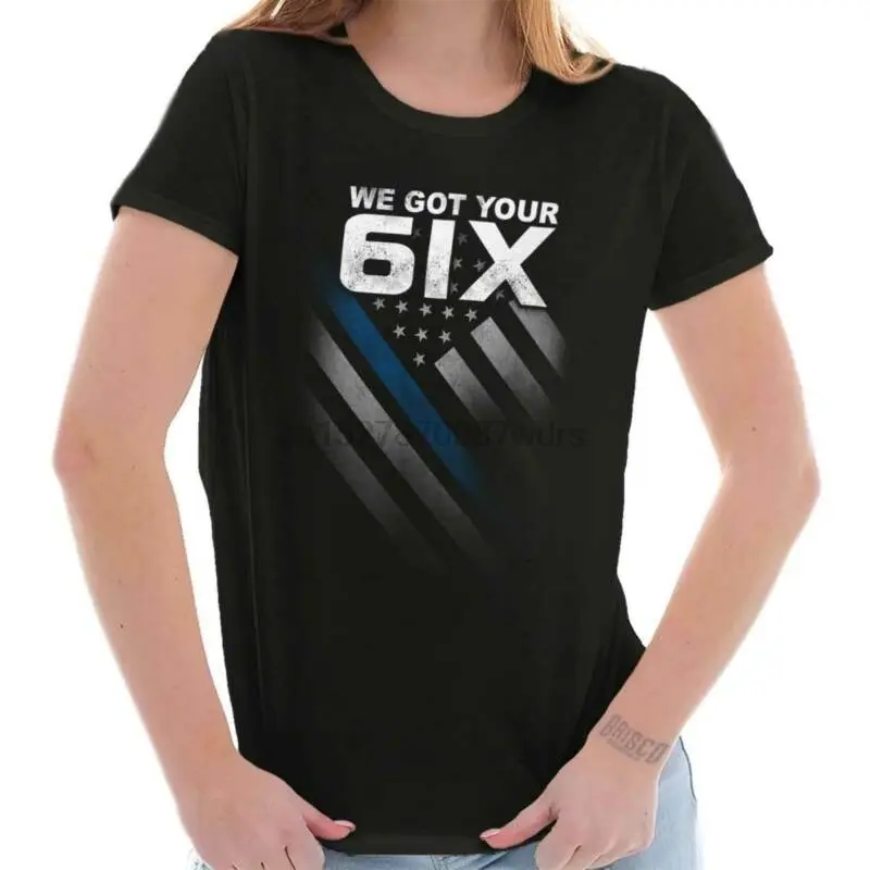 Got Your Six Police USA Gift Blue Lives Matter America Gun Womens T Shirt | Мужская одежда