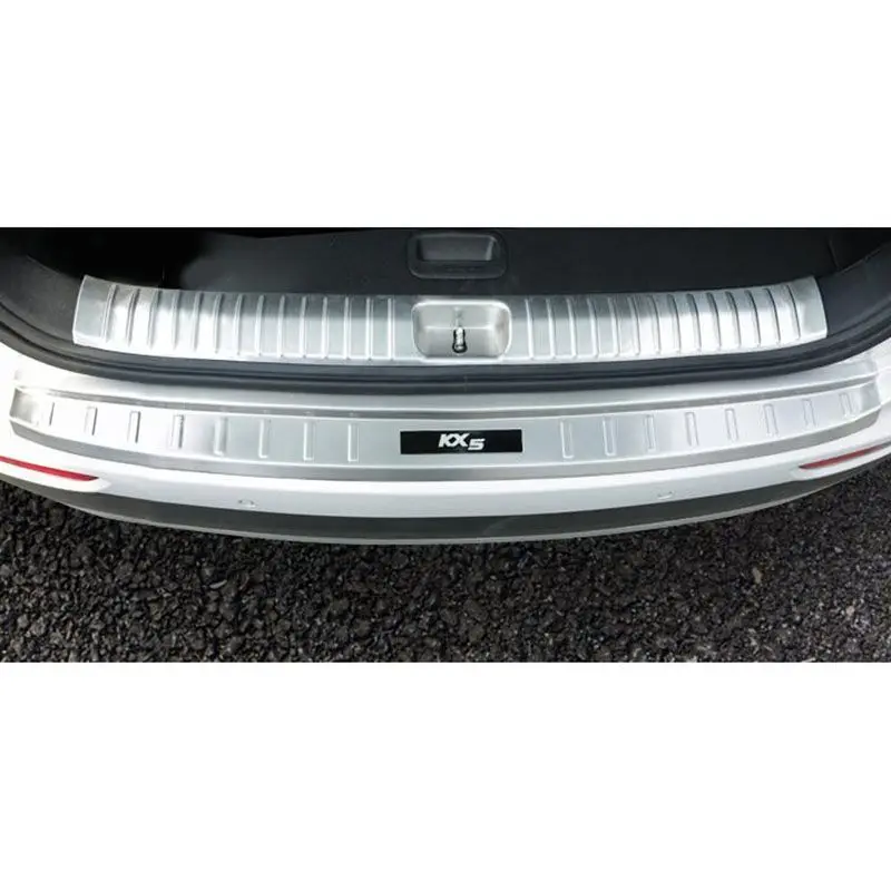 Car Rearguards Stainless Steel Rear Bumper Trunk Fender Sill Plate Protector Guard Covers For KIA Sportage QL