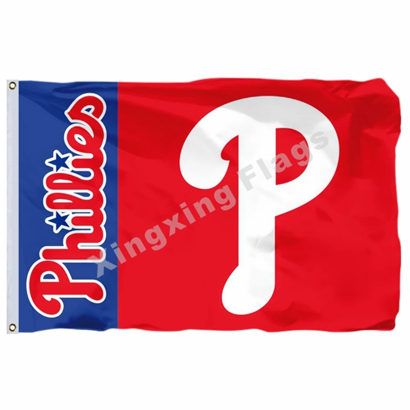 Philadelphia Phillies Мировая Серия чемпионов флаг 3ft x 5ft полиэстер баннер летающие Размеры