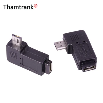 

20pcs 90 Degree Elbow USB Connector Micro USB male plug to Micro USB Female jack extand adapter micro usb male female jack