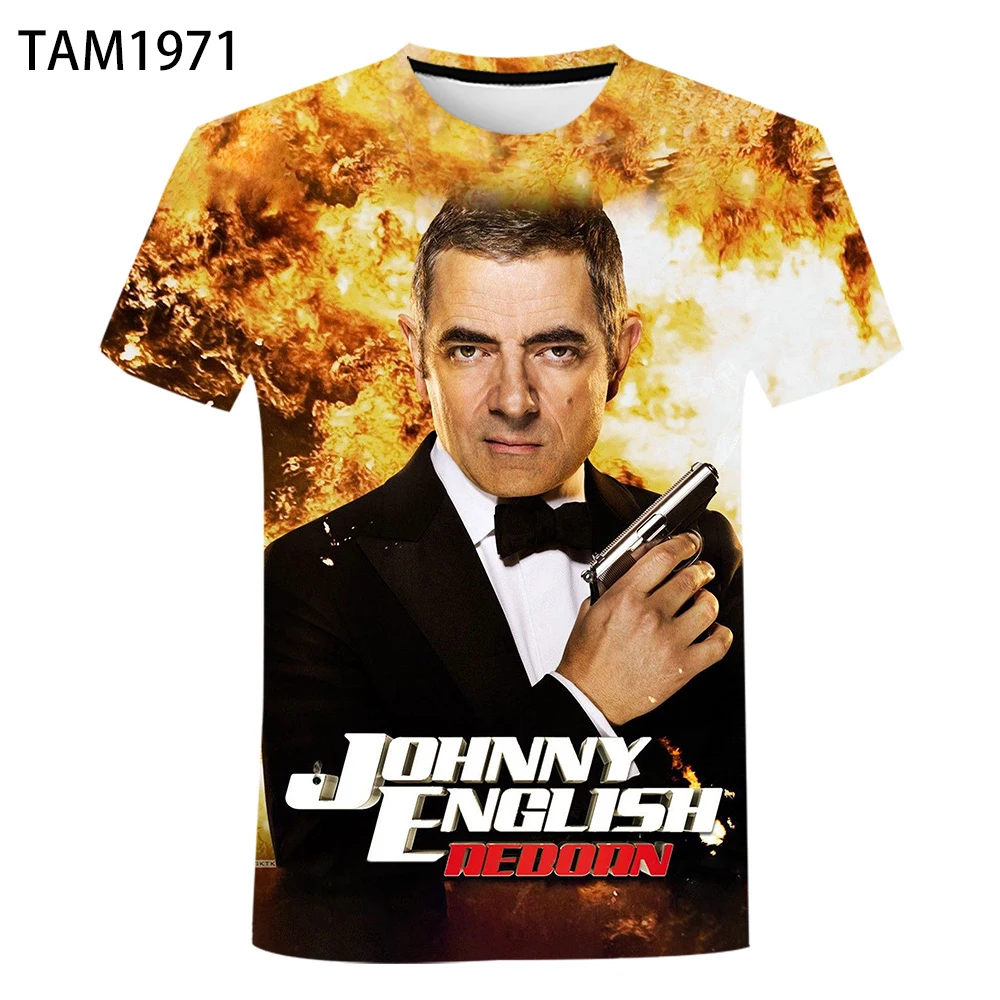 Футболка Mr. Bean с 3D рисунком футболка в стиле Харадзюку для мужчин и женщин