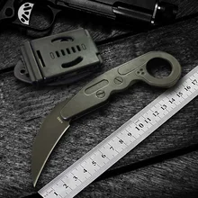 Mechanical Механический захват нож M390 порошок стальное лезвие стальная ручка karambit CS GO открытый кемпинг многоцелевой Охота охотничий выживания EDC инструмент