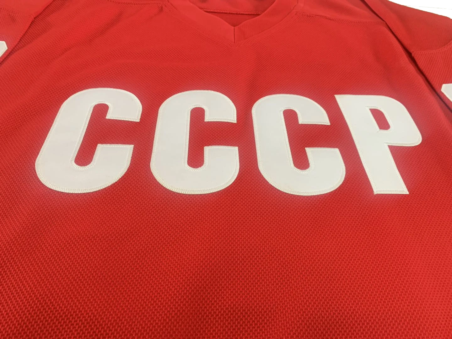 BG хоккейные трикотажные изделия CCCP 20 TPETbRK Джерси Вышивка Шитье наружная