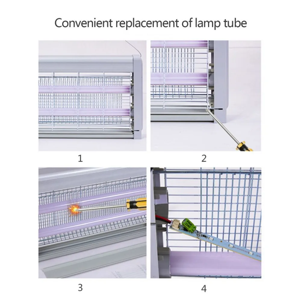 Электрическая лампа от комаров в помещении с электрическим током, электронная лампа от насекомых, лампа от комаров, устраняет большинство летающих вредителей