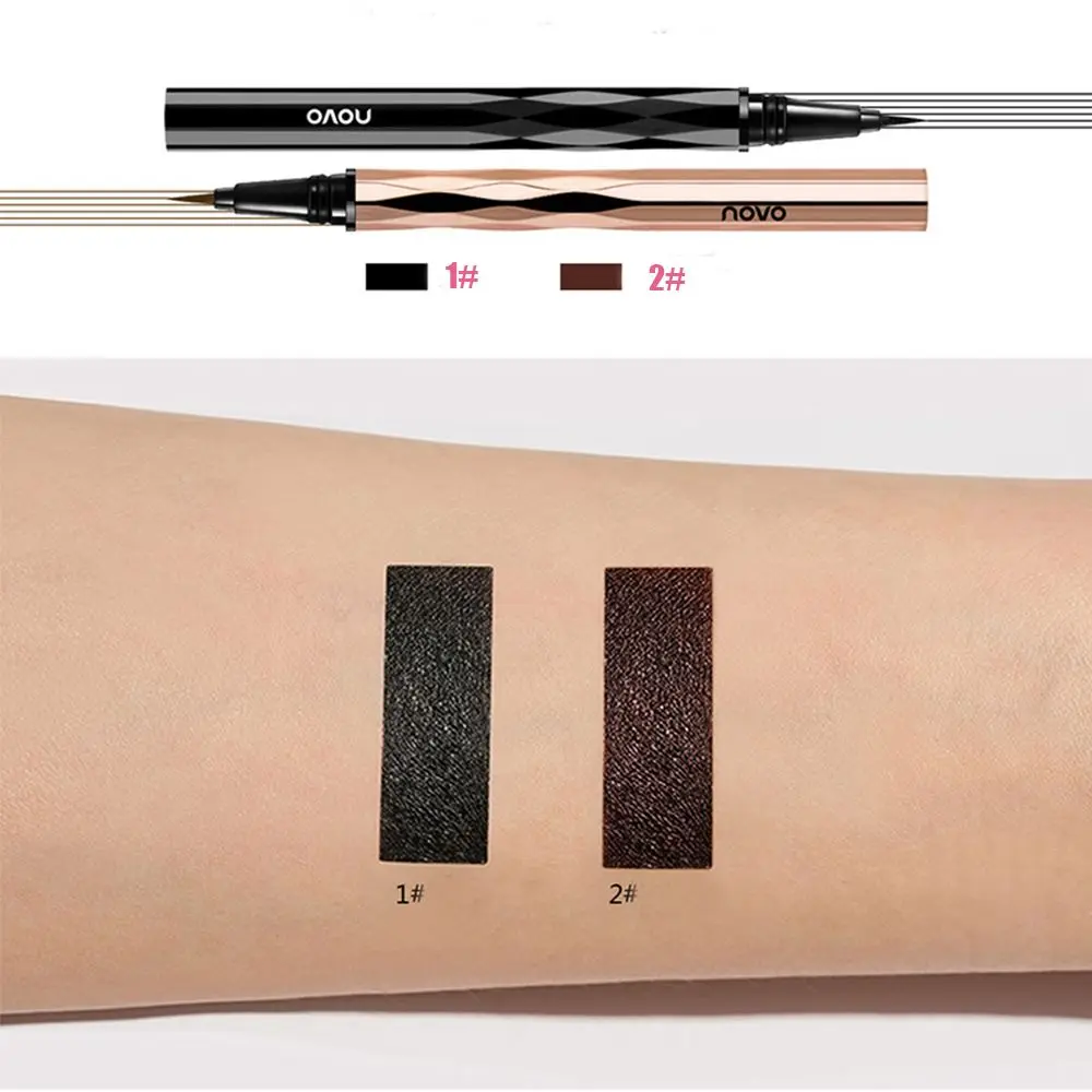 Профессиональная жидкая подводка в ручке Водонепроницаемый макияж стойкая Косметика быстросохнущая натуральный, карандаш-подводка для глаз, косметика, инструменты