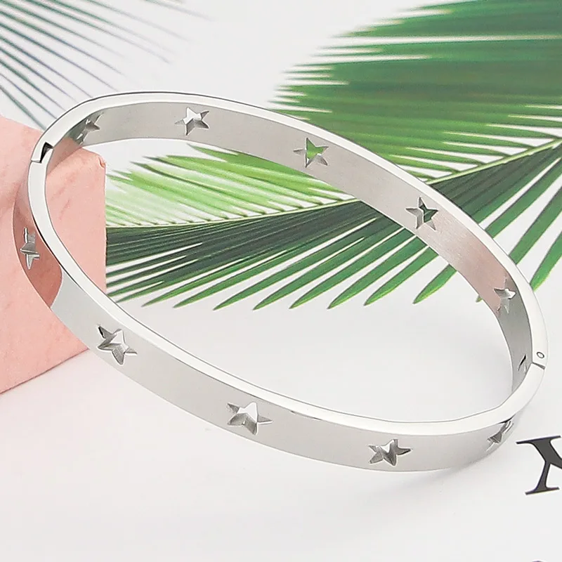Bangle Bracelet Stainless Steel for Women